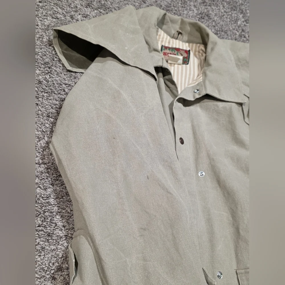 Vtg Austrailian Outback Trading Co. Western Duster Size Medium - Picture 10 of 10